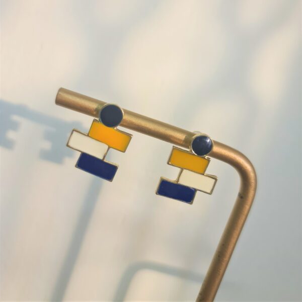 Claire earrings Blue - Image 4
