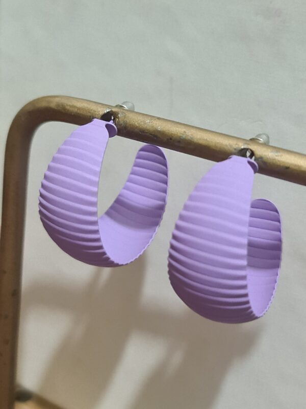 Suzan Earrings Black / Purple - Image 7