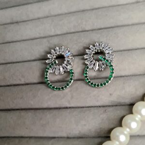 Marwa Earrings Green