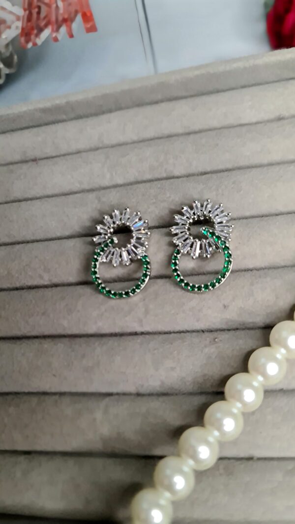 Marwa Earrings Green