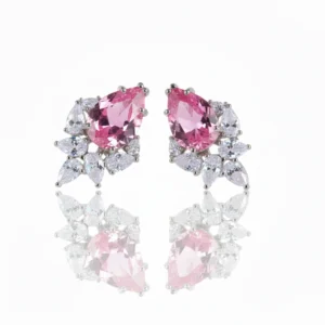 CZ Stud Pink