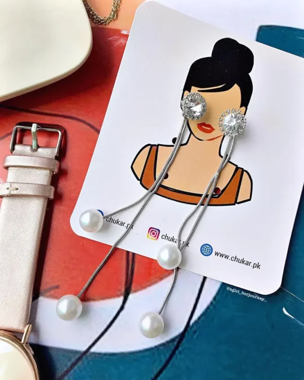 Long earrings (Golden / silver)