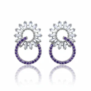 Marwa Earrings Purple