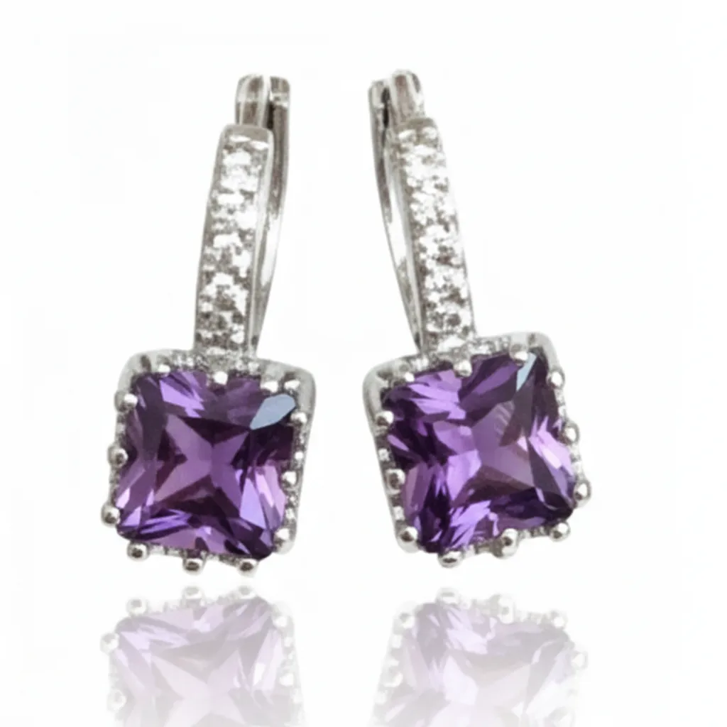 Lilly Zircon Earrings - Image 2