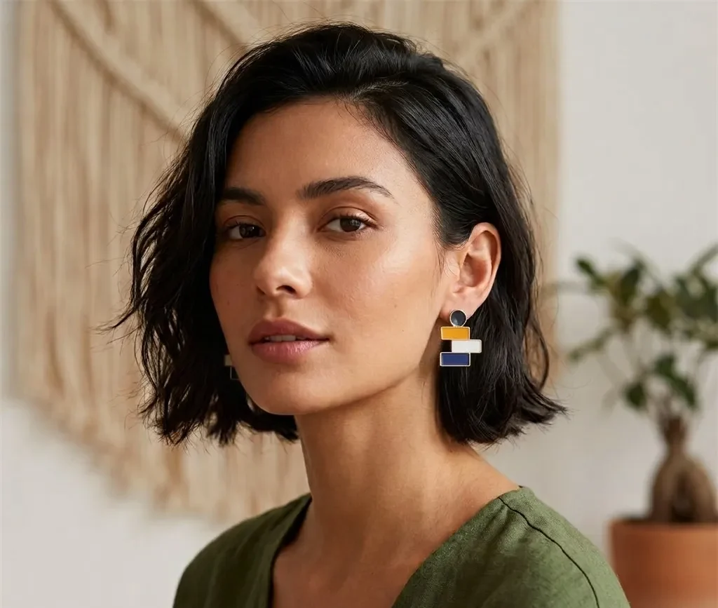 Claire earrings Blue - Image 2